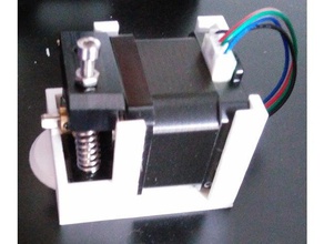 extruder holder 3d printer extruders parts bowden mount 3d print model - Mito3D