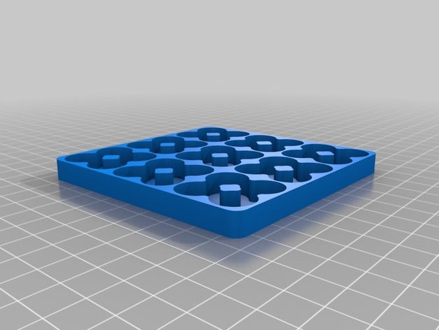 9x4 aa - meine benutzerdefinierte Akku-Fach Organisation kundengebundene 3D print model - Mito3D