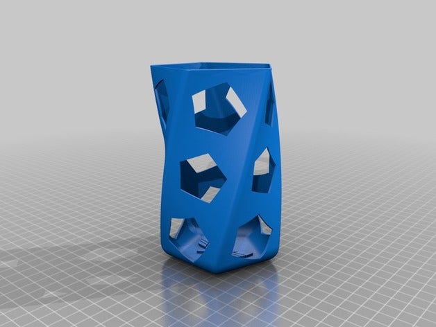 pentágono sostenedor de la pluma portaherramientas y cajas 123d design portalápices las plumas penstand pentagonal los titulares 3D print model - Mito3D