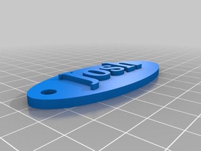 josh key tag organization 3d print model - Mito3D