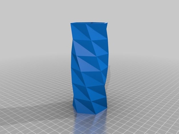 tylers twisted vase decor customized 3D print model - Mito3D