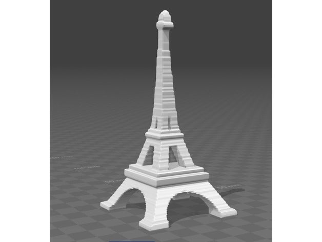 eiffel tower buildings & structures 3D print model - Mito3D