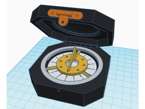 jack sparrow's compass props sparrow pirate 3d print model - Mito3D