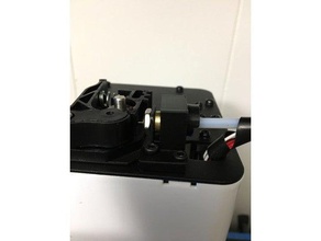 monoprice mp select mini bowden clip & extruder brace clamp 3d printer parts 3d print model - Mito3D