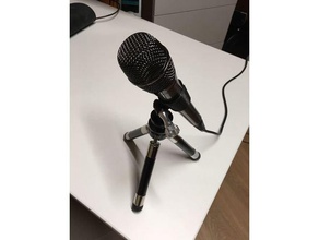 el soporte del micrófono de montaje gopro audio 3d print model - Mito3D