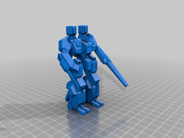 ueef marine tomahawk L'impression 3d destroid excalibur robotech uedf 3D print model - Mito3D