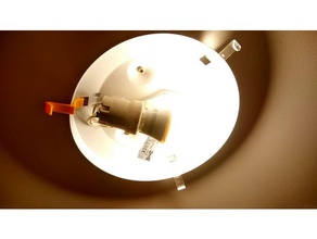 ikea lâmpada do teto clip de suporte casa banho clipe com o ikeahack hack 3d print model - Mito3D
