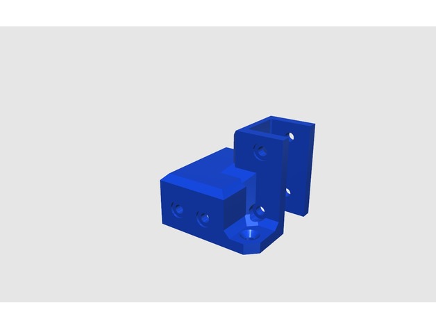 tevo tarantula esquerda x z suporte Impressora 3d de peças abs colchete esquerdo do montagem x-z 3D print model - Mito3D