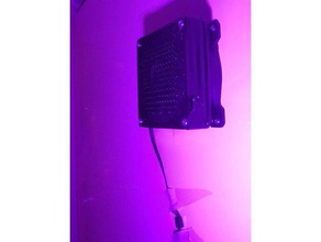 filtro de carbón activado 120mm fan pc partes De Ventilador el aire 3d print model - Mito3D