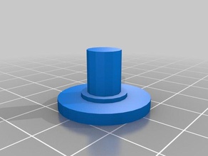 simples fidget giratório caps 3d print model - Mito3D