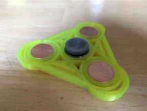 lattice design fidget spinner mechanical toys fidgeting hand toy 3d print model - Mito3D