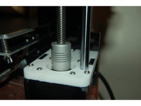 anet a6 z axis motor bracket 3d printer parts 3d print model - Mito3D