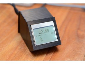 bricolage nokia 5110 conception d'affichage de l'horloge arduino nano l'électronique les débutants bouton deko la designproject le l'ingénierie engineeringproject programmation commutateur temps regarder 3d print model - Mito3D