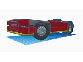 bajo el parachoques de la barra r c vehículos luz del led tamiya camiones 3d print model - Mito3D