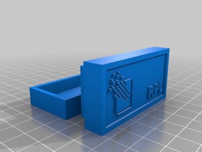 2017 launchpad Gedenk-box Container box Geschenk-box micro-sd-card-Halter sd-Karten-Halter 3d print model - Mito3D