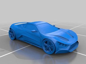 zenvo st1 des véhicules voiture futuriste de sport 3d print model - Mito3D