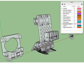 lume 3d yazıcı x eksen 1 ve 2 vites değiştiririz parçaları 3d print model - Mito3D
