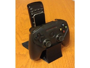 game controller remote control holder video games 3d print model - Mito3D