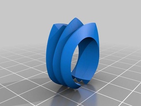 ring jewelry design trendy 3d print model - Mito3D