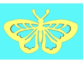 butterfly 8 Tiere Schmetterling wslab 3d print model - Mito3D