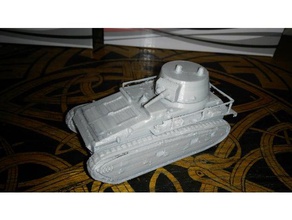 leichttraktor araç model ölçek tank tankları tanklar dünya II İkinci Dünya Savaşı 3d print model - Mito3D