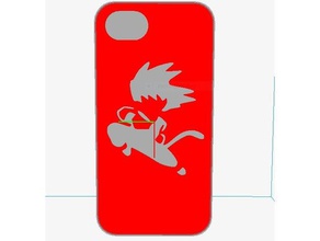 iphone 5s kid goku case accessories customized 3d print model - Mito3D