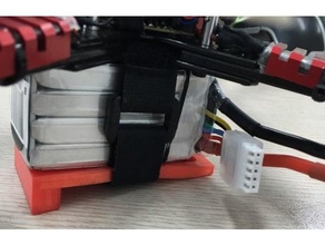 lipo-Akku-Platte diy Batterie Platte fpv racing lipo-Akku protector vx03 x-Typ 3d print model - Mito3D