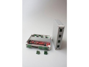 Stampato in 3d cnc controller caso tb6560-4v3 rosso l'elettronica 3d print model - Mito3D