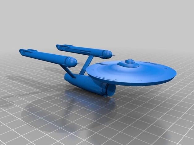 star trek constitution de la classe pilote 1 2000 modèles l'entreprise 3D print model - Mito3D