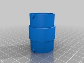 tube connector household 3d print model - Mito3D