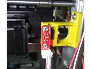 y-axis optical sensor holder - shorter flyingbear p902 3d printer parts flyingbear-p902 endstop 3d print model - Mito3D