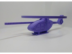 flying helicopter toy - h145 mechanical toys airbus 3d print model - Mito3D