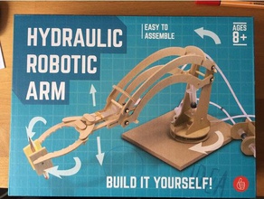 thumbs up hydraulic robotic arm - spares robotics robot spare sparepart part toys 3d print model - Mito3D