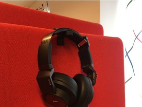 cabine support de casque bureau akg d'écoute patte suspension pour crochet 3d print model - Mito3D