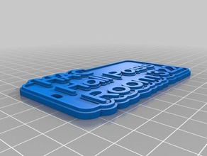 hac hall pas - happy monkey font keychains customized 3d print model - Mito3D
