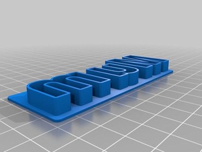 la mamma di testo personalizzato cookie cutter cucina & sala da pranzo su misura 3d print model - Mito3D