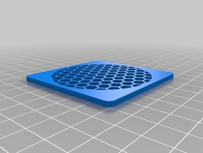 meine angepasste parametrizable jeder Größe fan finger guard cover honeycomb Füllung 3d-Drucker Teile kundengebundene 3d print model - Mito3D