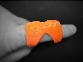 finger splint 3d printing 3d print model - Mito3D