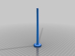 fischertechnik screw snail gear construction toys 3d print model - Mito3D
