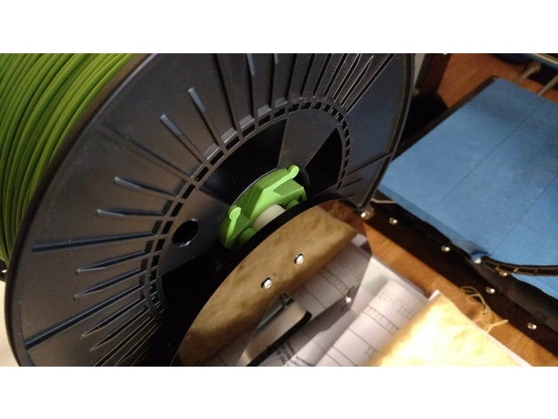 amélioration du support de bobine zonestar Les imprimantes 3d filament prusa i3 la 3D print model - Mito3D