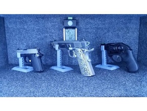 pistola stand - titolare sport & fitness all'aperto 1911 glock la p238 ruger lcr sig sauer springfield 3d print model - Mito3D