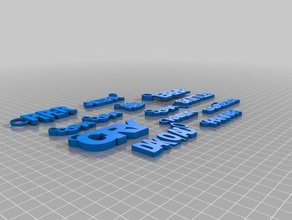 clase de etiquetas 2 accesorios 3d print model - Mito3D