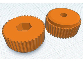 cama de nivelamento porca borboleta - tronxy p802 Impressora 3d peças anet a8 a aquecida o 3d print model - Mito3D