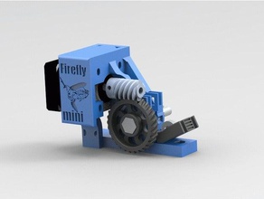 firefly mini 3d printer extruders extruder lightweight reprap self cleaning upgrade wade 3d print model - Mito3D