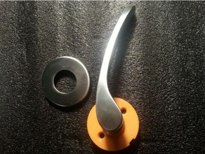 door handle fastener replacement parts 3d print model - Mito3D