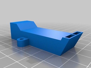 hipercubo grosso duto do ventilador centro de apoio da linha mais fácil impressão Impressora 3d peças e3d v6 impressora 3d print model - Mito3D