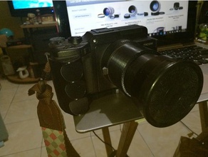 ricoh gxr a12 leica m mount module handgrip camera grip hand 3d print model - Mito3D