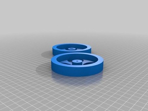 lufkin 4 measuring wheel - replacement 3d printing 4in 4inch wheels 3d print model - Mito3D