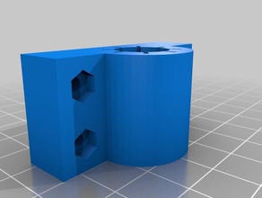 127 mm linear bloco de rolamento Impressora 3d peças personalizado 3d print model - Mito3D
