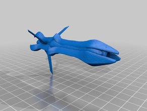 1 2000 startrek 2438 bio-gemiyi de yanında modelleri star trek 3d print model - Mito3D